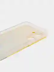 Горчичный силиконовый чехол на Realme C33 / Реалми С33 прозрачный, с рисунком, защита камеры