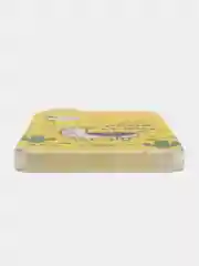 Горчичный силиконовый чехол на Realme C33 / Реалми С33 прозрачный, с рисунком, защита камеры