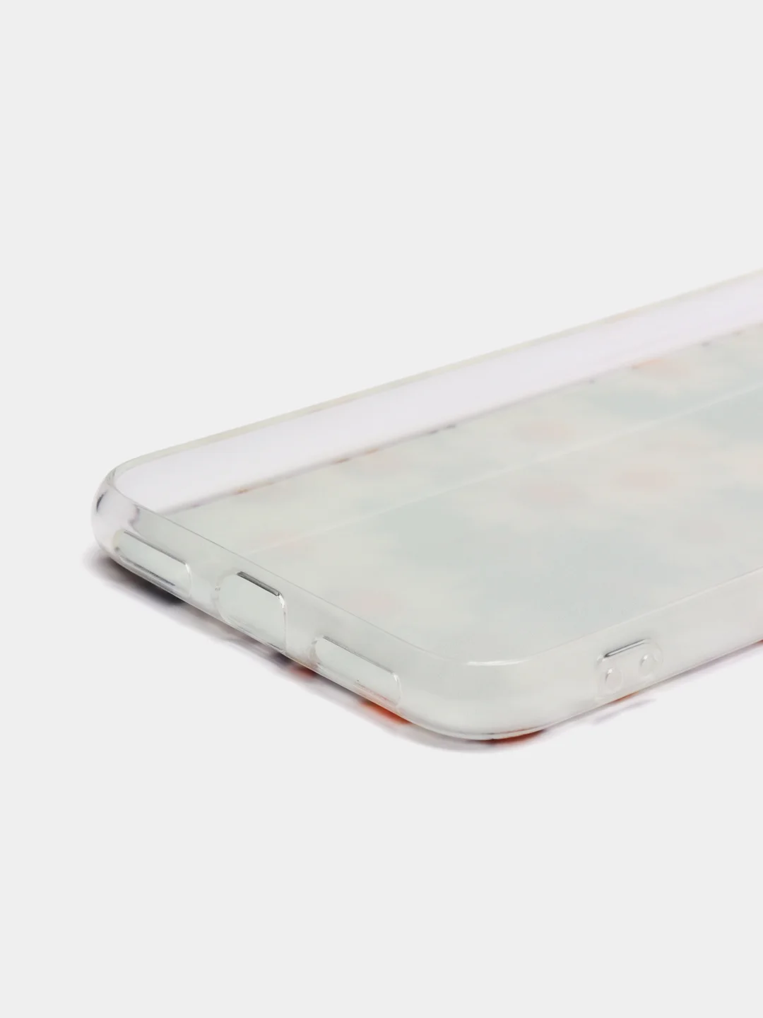 Золотой силиконовый чехол на Xiaomi Redmi Note 7 / Сяоми Редми Нот 7 прозрачный, с рисунком