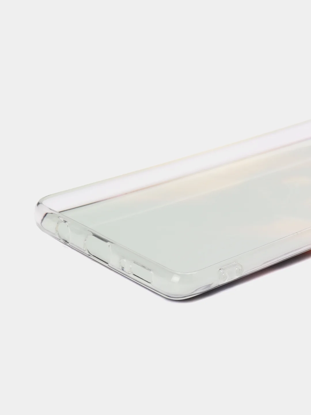 Индиго чехол на Samsung Galaxy A71 4G / Самсунг А71 4G прозрачный, с рисунком, защита камеры