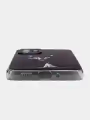 Серый меланж чехол на Samsung Galaxy A33 5G / Галакси А33 5G прозрачный, с рисунком, защита камеры