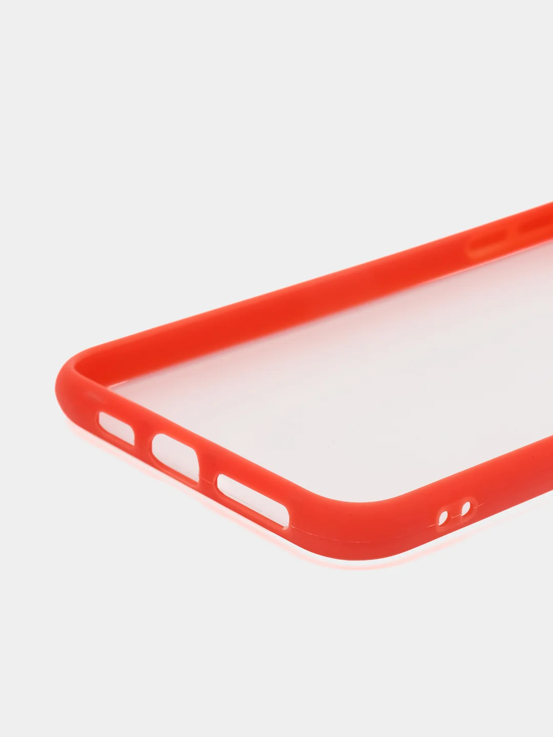 Красный чехол с защитой камеры iPhone 7+, 8+, XS, XR, 11 Pro, Max, Xiaomi Redmi 9A, 9 Note, 9T, Mi Lite