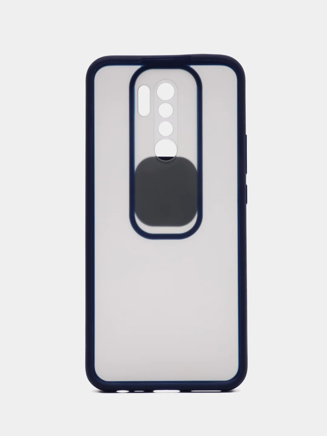 Синий чехол с защитой камеры iPhone 7+, 8+, XS, XR, 11 Pro, Max, Xiaomi Redmi 9A, 9 Note, 9T, Mi Lite