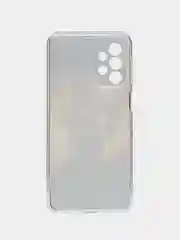 Индиго чехол силиконовый на Samsung Galaxy A23 / Самсунг А23 прозрачный с рисунком, защита камеры
