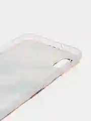 Золотой силиконовый чехол на Samsung Galaxy A10 / Самсунг А10 прозрачный с рисунком, защита камеры