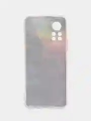 Пурпурный силиконовый чехол на Infinix HOT 11S NFC / Инфиникс Хот 11S NFC прозрачный, с рисунком