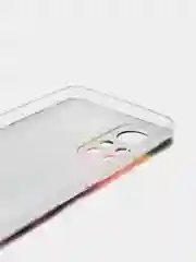 Пурпурный силиконовый чехол на Infinix HOT 11S NFC / Инфиникс Хот 11S NFC прозрачный, с рисунком