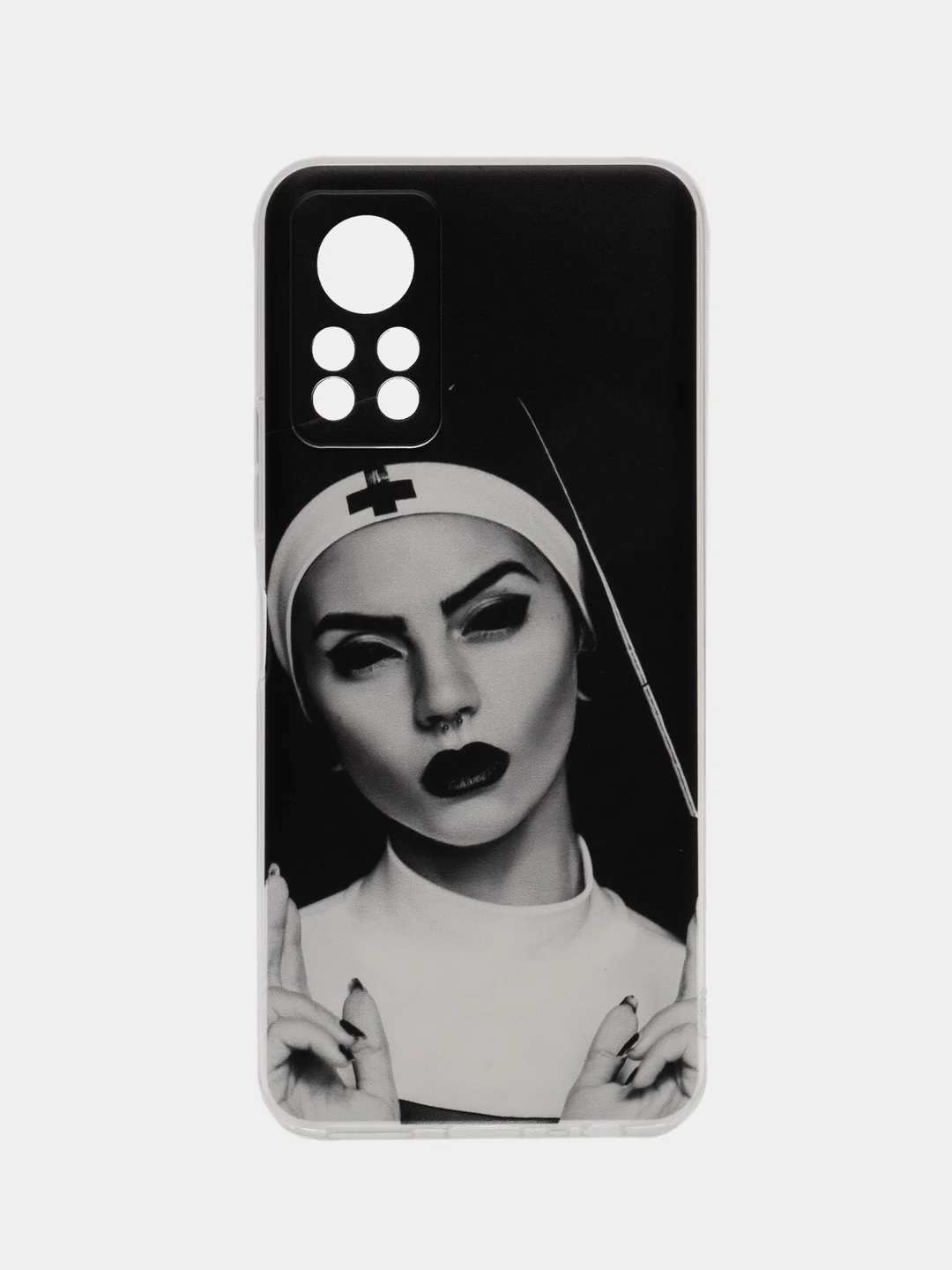 Бронзовый силиконовый чехол на Infinix HOT 11S NFC / Инфиникс Хот 11S NFC прозрачный, с рисунком