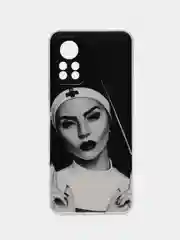 Бронзовый силиконовый чехол на Infinix HOT 11S NFC / Инфиникс Хот 11S NFC прозрачный, с рисунком