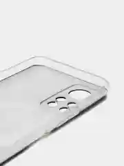 Бронзовый силиконовый чехол на Infinix HOT 11S NFC / Инфиникс Хот 11S NFC прозрачный, с рисунком
