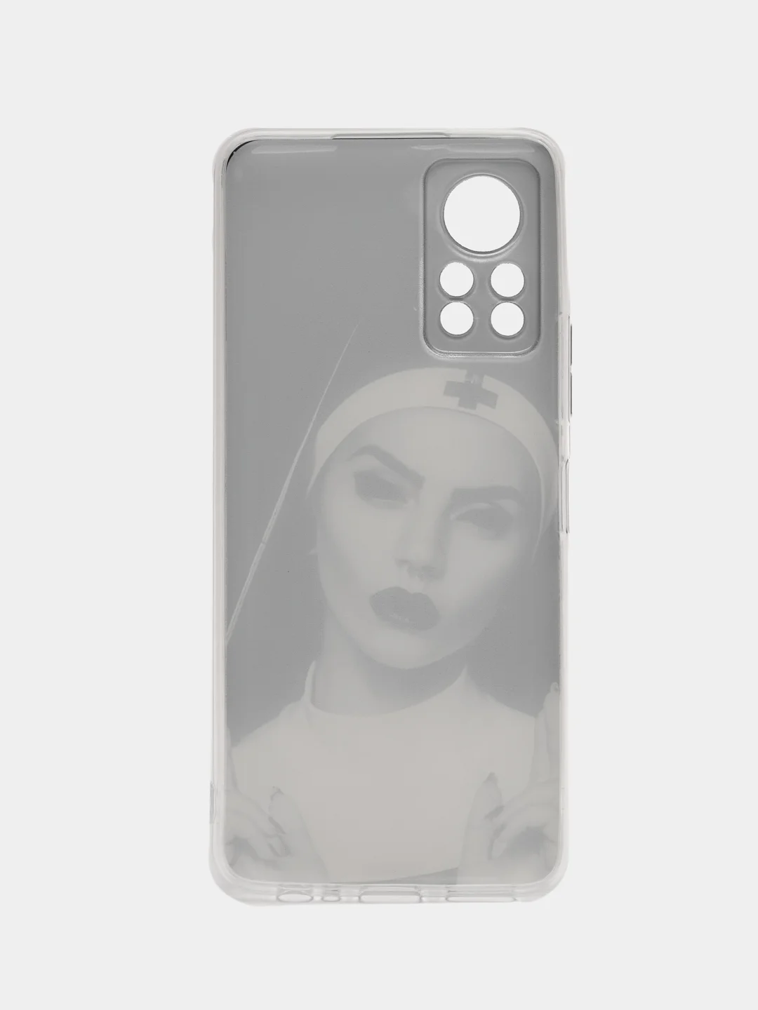 Бронзовый силиконовый чехол на Infinix HOT 11S NFC / Инфиникс Хот 11S NFC прозрачный, с рисунком