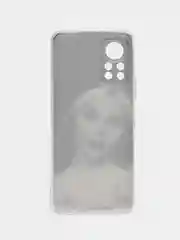 Бронзовый силиконовый чехол на Infinix HOT 11S NFC / Инфиникс Хот 11S NFC прозрачный, с рисунком