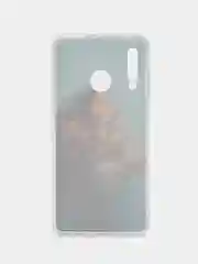 Светло-коричневый чехол на Huawei P30 Lite/Honor 20S/20 Lite 2020 / Хонор 20 Lite прозрачный, с рисунком