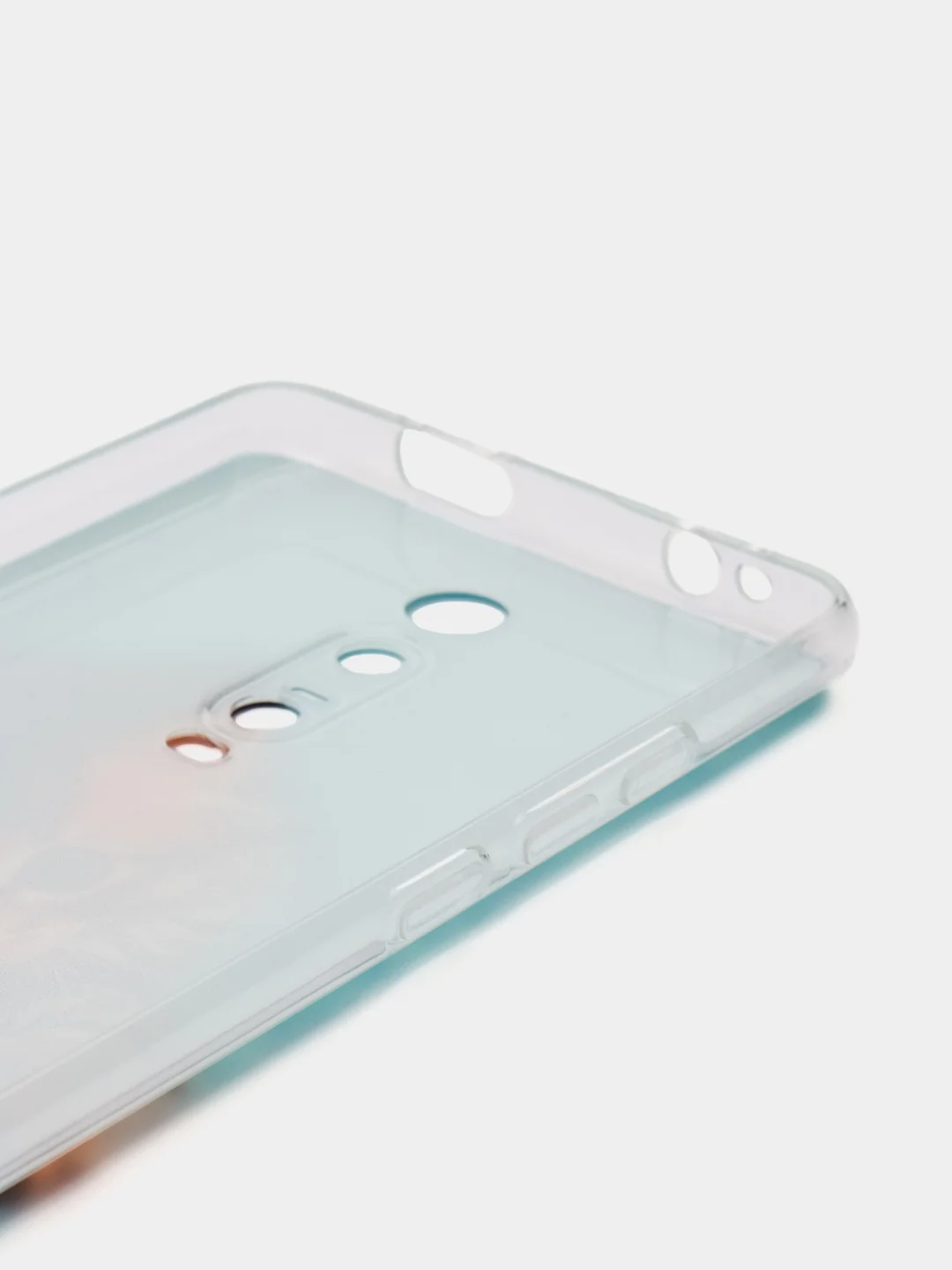 Светло-коричневый чехол на Xiaomi Redmi K20/K20 Pro/Mi 9T/Mi 9T Pro / Сяоми Редми К20 прозрачный, с рисунком