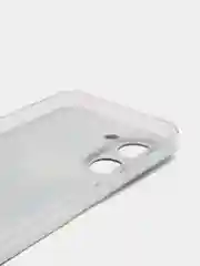 Синий меланж силиконовый чехол на Realme C33 / Реалми С33 прозрачный, с рисунком, защита камеры
