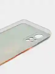 Светло-бежевый силиконовый чехол на Infinix HOT 11S NFC / Инфиникс Хот 11S NFC прозрачный, с рисунком