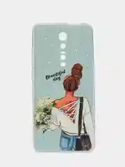 Тёмно-серый чехол на Xiaomi Redmi K20/K20 Pro/Mi 9T/Mi 9T Pro / Сяоми Редми К20 прозрачный, с рисунком