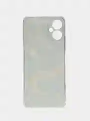 Коричневый чехол на Tecno Spark 9 Pro / Текно Спарк 9 Про прозрачный, с рисунком, защита камеры
