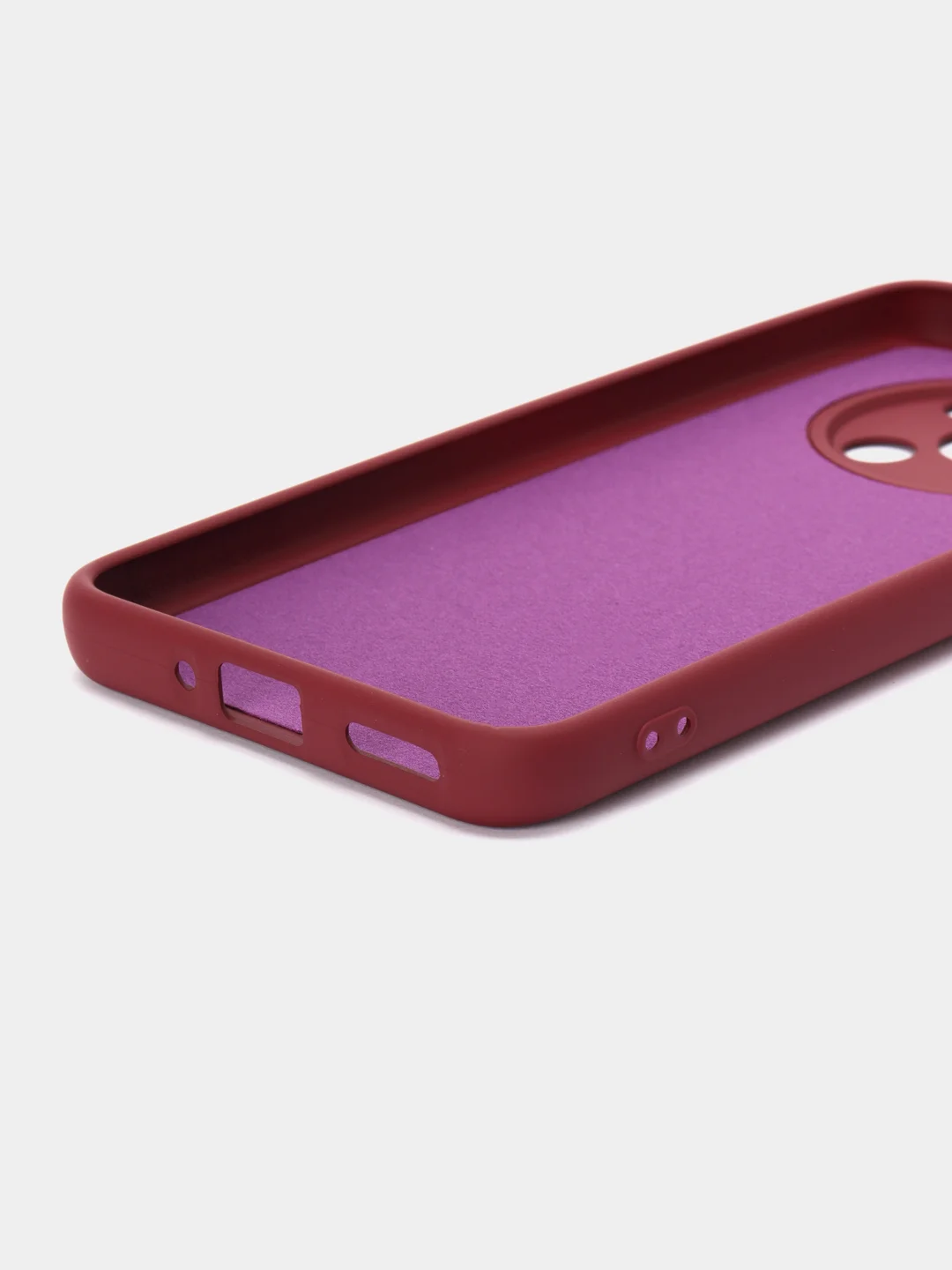 Тёмно-бордовый чехол для HUAWEI nova Y90 (Хуавей Нова у90), Silicone Case