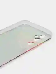 Пурпурный чехол на Tecno Pova Neo 2 / Текно Пова Нео 2 прозрачный, с рисунком, защита камеры