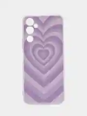 Лавандовый чехол на Tecno Pova Neo 2 / Текно Пова Нео 2 прозрачный, с рисунком, защита камеры