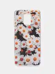 Золотой чехол на Xiaomi Redmi Note 9S/9 Pro / Сяоми Редми Нот 9S/9 Про прозрачный, с рисунком