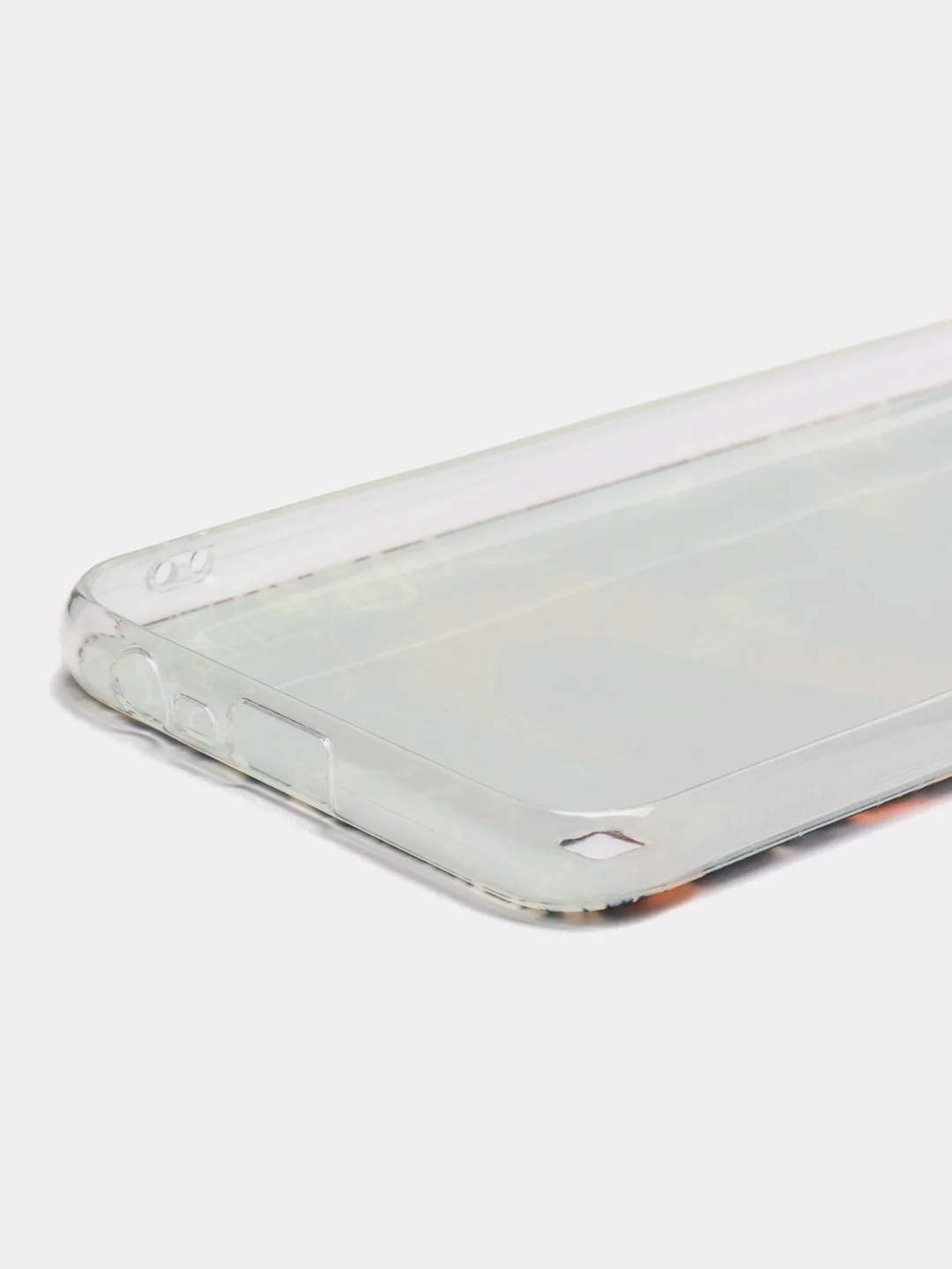 Коричневый силиконовый чехол на Oppo Realme C21Y/C25Y / Оппо Реалми C21Y/C25Y прозрачный, с рисунком