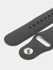 Черный силиконовые ремешки для Apple Watch 38/40/41 мм, 42/44/45 мм