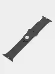 Черный силиконовые ремешки для Apple Watch 38/40/41 мм, 42/44/45 мм