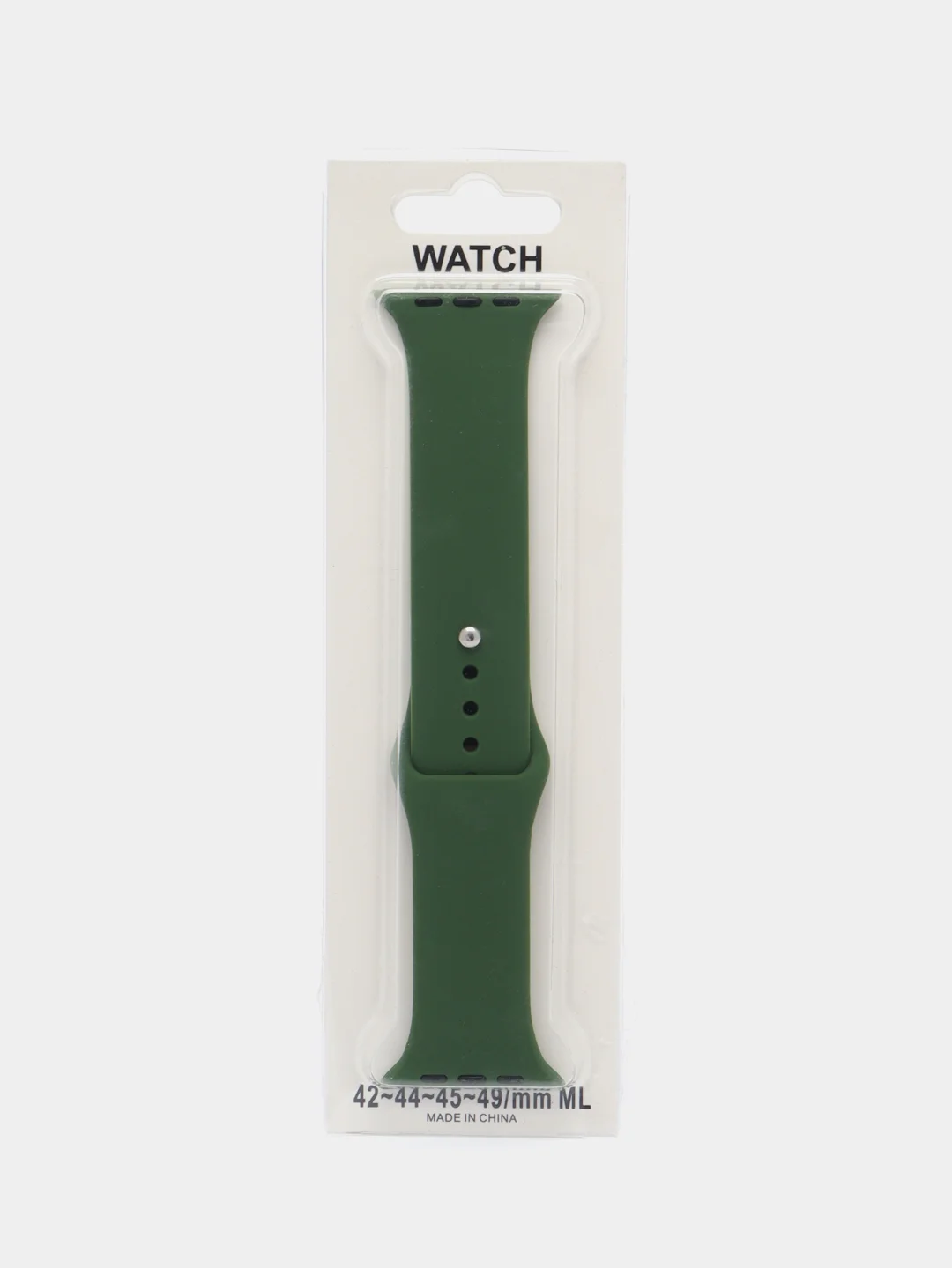 Хаки силиконовые ремешки для Apple Watch 38/40/41 мм, 42/44/45 мм