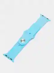 Небесно-голубой силиконовые ремешки для Apple Watch 38/40/41 мм, 42/44/45 мм