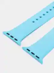 Небесно-голубой силиконовые ремешки для Apple Watch 38/40/41 мм, 42/44/45 мм