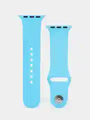 Небесно-голубой силиконовые ремешки для Apple Watch 38/40/41 мм, 42/44/45 мм