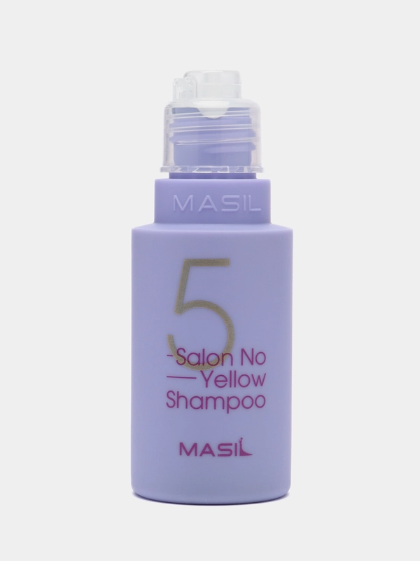 Masil шампунь тонирующий для осветленных волос - 5 salon no yellow shampoo, 50 мл