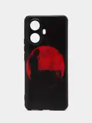 Сиреневый чехол для Realme 10 Pro Plus / 10 Pro+, с принтом, с рисунком (10 Про плюс)