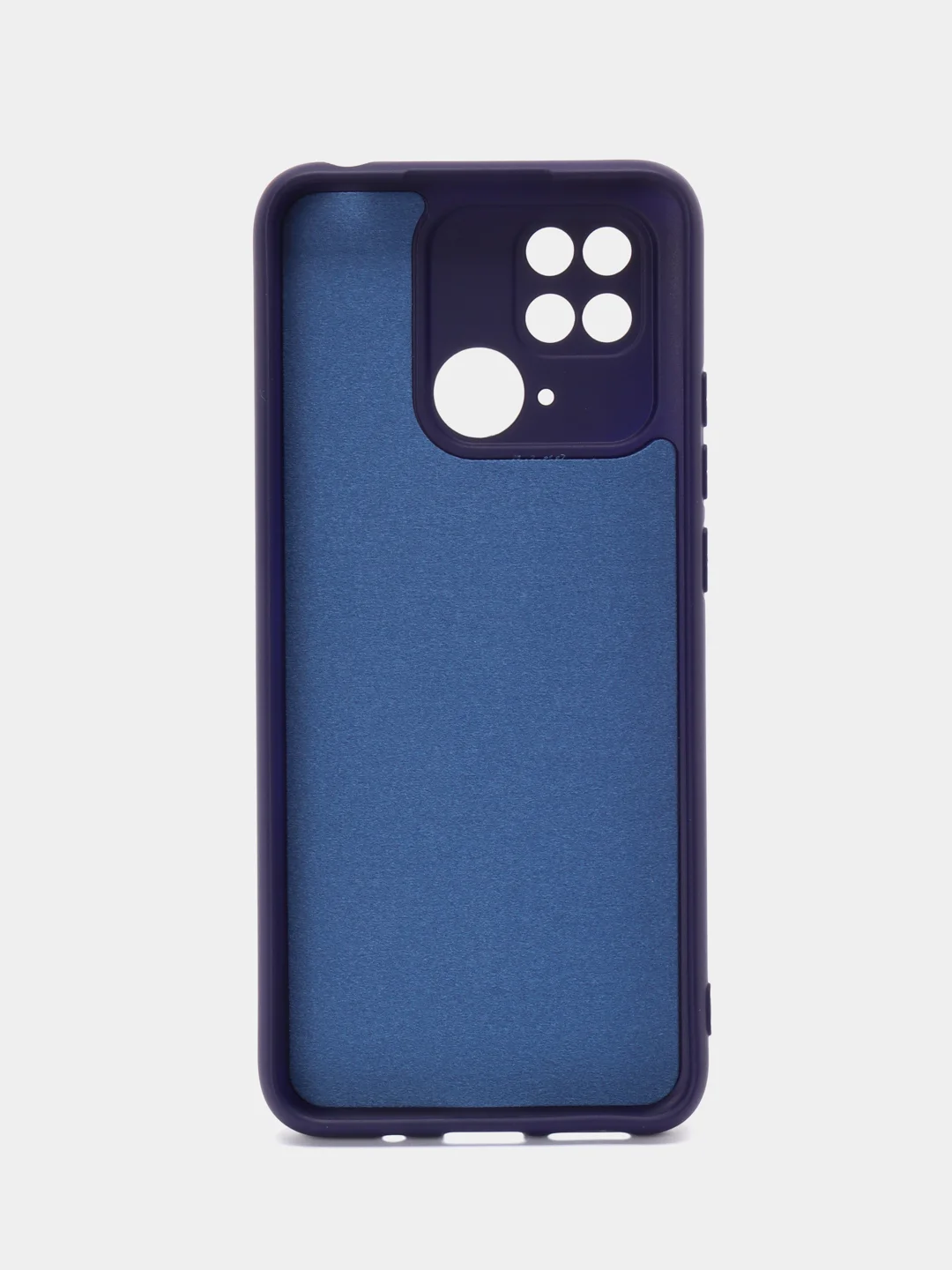 Темно-синий чехол для Xiaomi Redmi 10C / Poco C40 (Сяоми Редми 10С / Поко С40), с мягкой подкладкой
