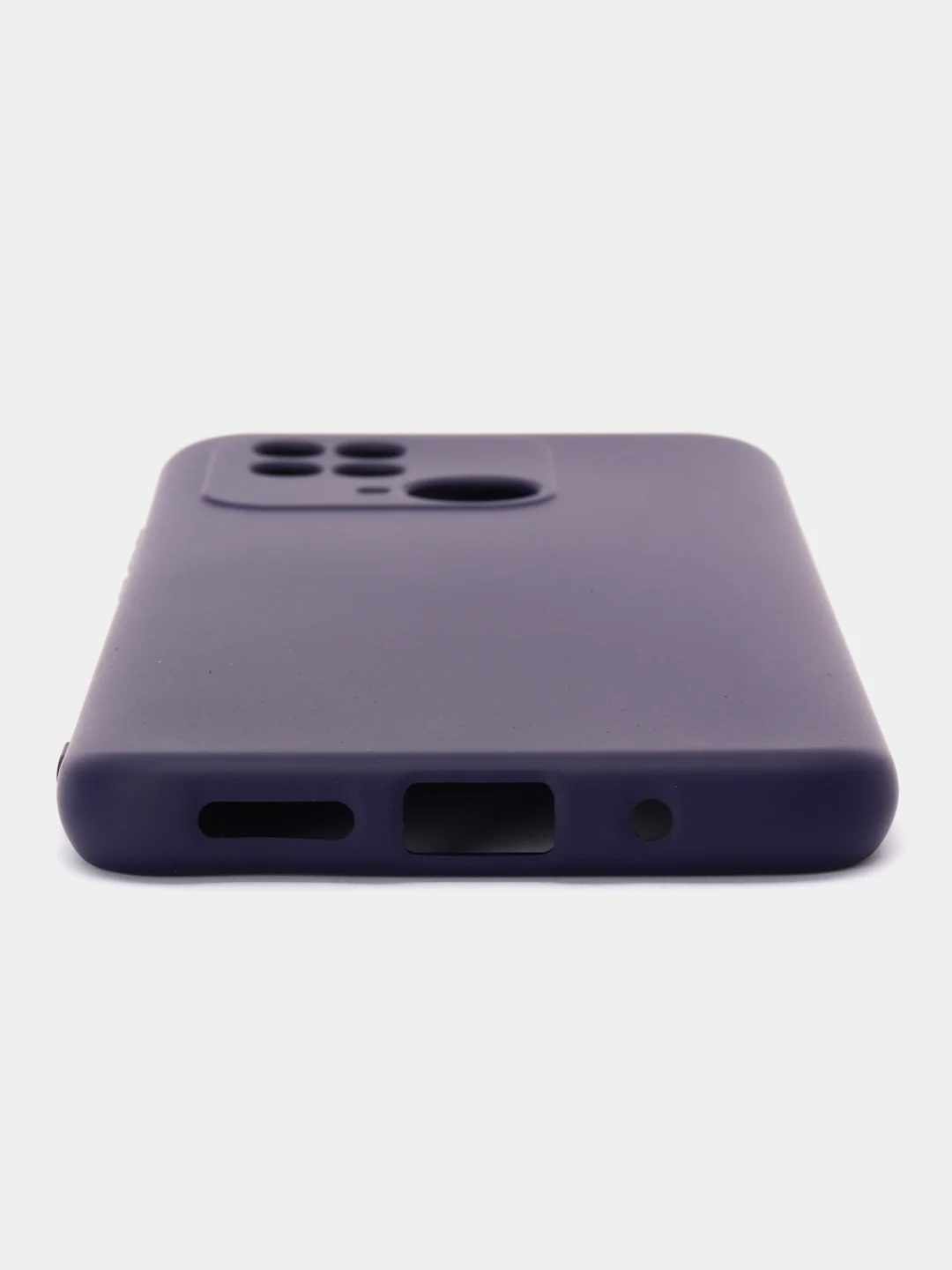 Темно-синий чехол для Xiaomi Redmi 10C / Poco C40 (Сяоми Редми 10С / Поко С40), с мягкой подкладкой