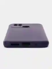 Темно-синий чехол для Xiaomi Redmi 10C / Poco C40 (Сяоми Редми 10С / Поко С40), с мягкой подкладкой