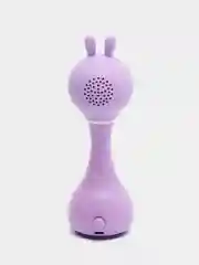 Фиолетовый интерактивная обучающая музыкальная игрушка-погремушка "Умный зайка", ALILO R1