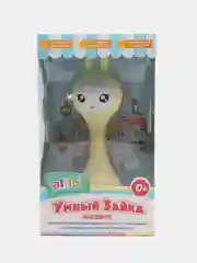 Желтый интерактивная обучающая музыкальная игрушка-погремушка "Умный зайка", ALILO R1