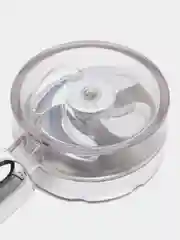 Прозрачный турбодуш / лейка для душа с вентилятором 360 / турбо насадка для ванной