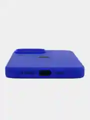 Индиго чехол iPhone, Айфон 11, 13, 14, 15, Про Макс, Pro Max, силиконовый Silicone Case