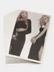 Аметистовый карточки K-POP "BLACKPINK"