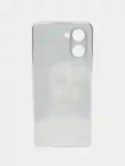 Бронзовый силиконовый чехол на Realme C33 / Реалми С33 прозрачный, с рисунком, защита камеры