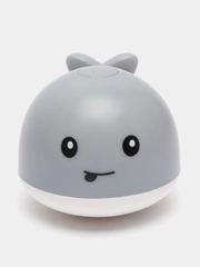 Кит-фонтан USB", на аккумуляторе, светящийся, игрушка для ванны, USB зарядка