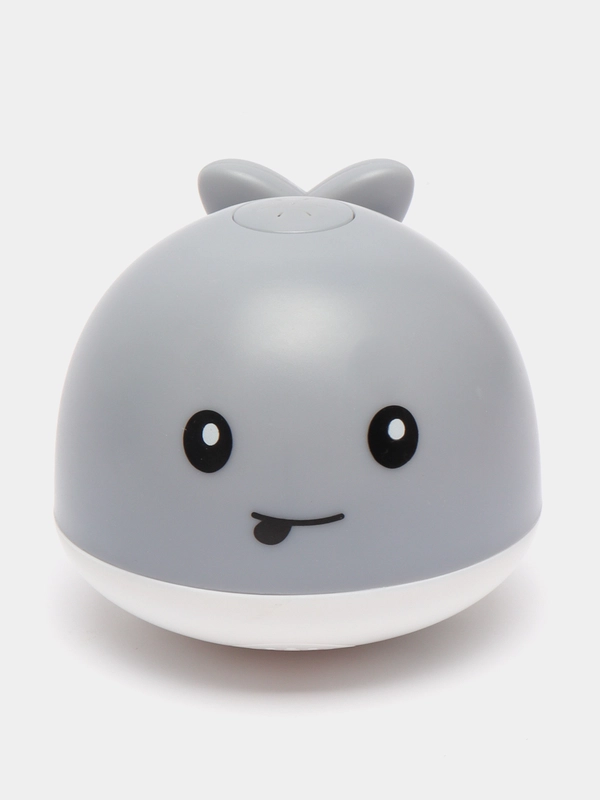 Кит-фонтан USB", на аккумуляторе, светящийся, игрушка для ванны, USB зарядка