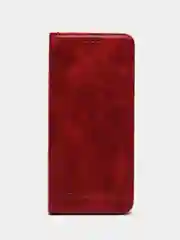Красный чехол-книжка GQ для Infinix HOT 30 4G (Инфиникс Хот 30) из искусственной кожи