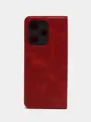 Красный чехол-книжка GQ для Infinix HOT 30 4G (Инфиникс Хот 30) из искусственной кожи
