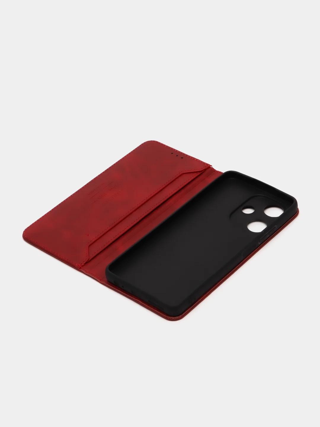 Красный чехол-книжка GQ для Infinix HOT 30 4G (Инфиникс Хот 30) из искусственной кожи