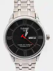 Тёмно-серый мужской подарочный набор, мужские наручные часы